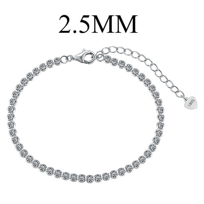 Dazzling Sparkling Round Cut Daily Bracelet