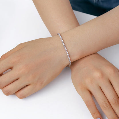 Dazzling Sparkling Round Cut Daily Bracelet