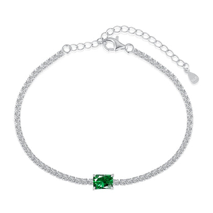 1.0 Carat Unique Emerald Cut Banquet Bracelet