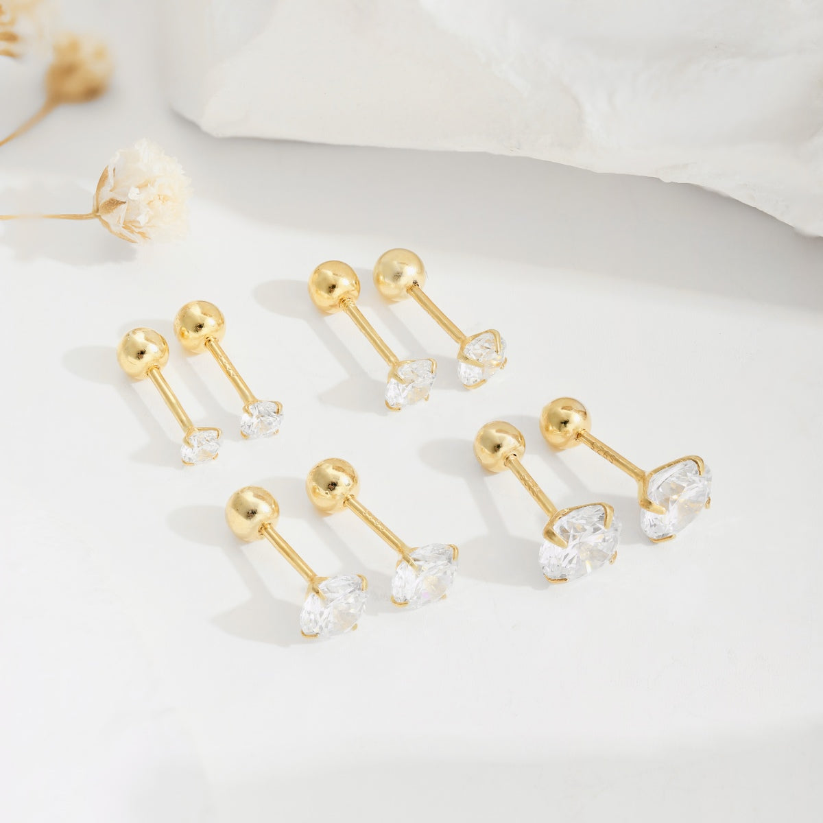 Unique U-Shaped Ear Bone Earrings