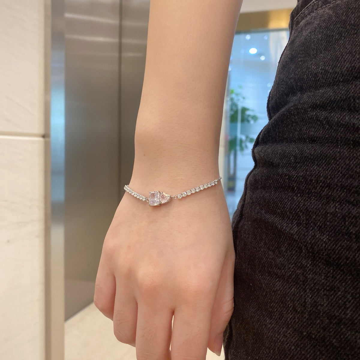 Dazzling Unique Multi Shape Lover Bracelet