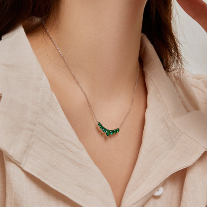 Dainty Colorful Heart Necklace