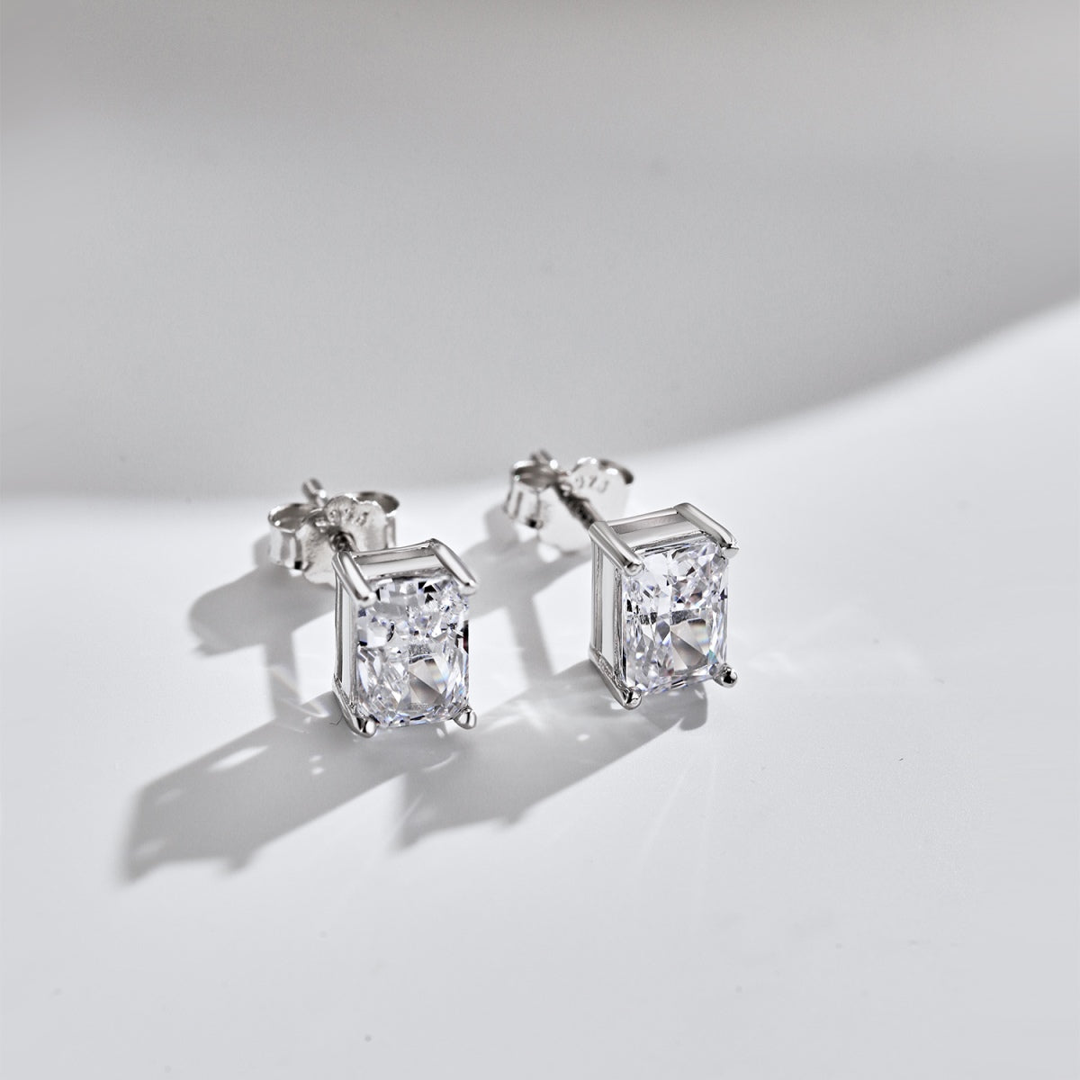 Radiant Luxurious Princess Cut Daily Earrings