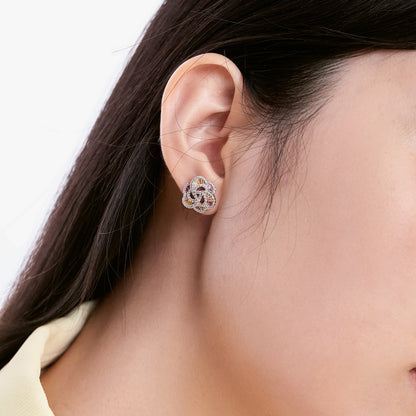 Exquisite Flower Shape Daily Earrings